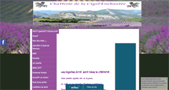 Desktop Screenshot of lacigalenchantee.com